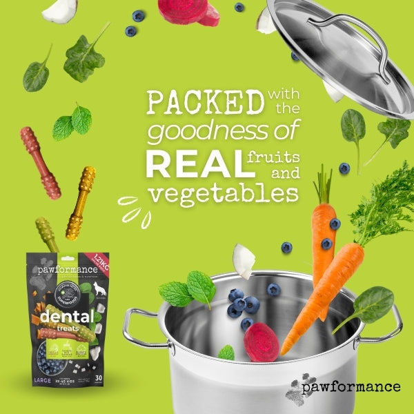 Pawformance Superfoods Dental Treats for Dogs | Sample Pack